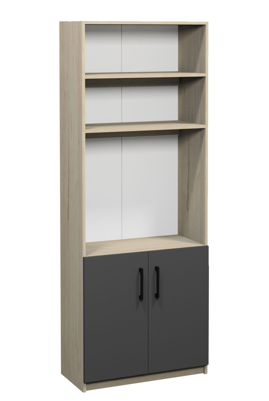 Шафа напівзакрита з полицями ("ЛЕОНТЕК") (7802)